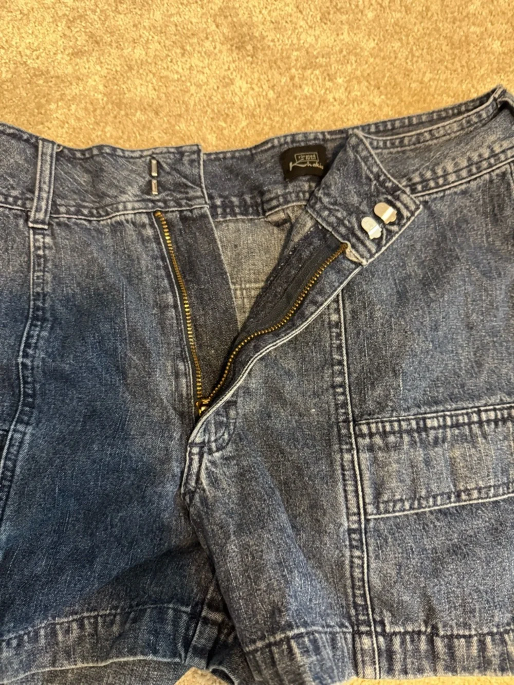 Vintage Riveted by Lee Denim Shorts